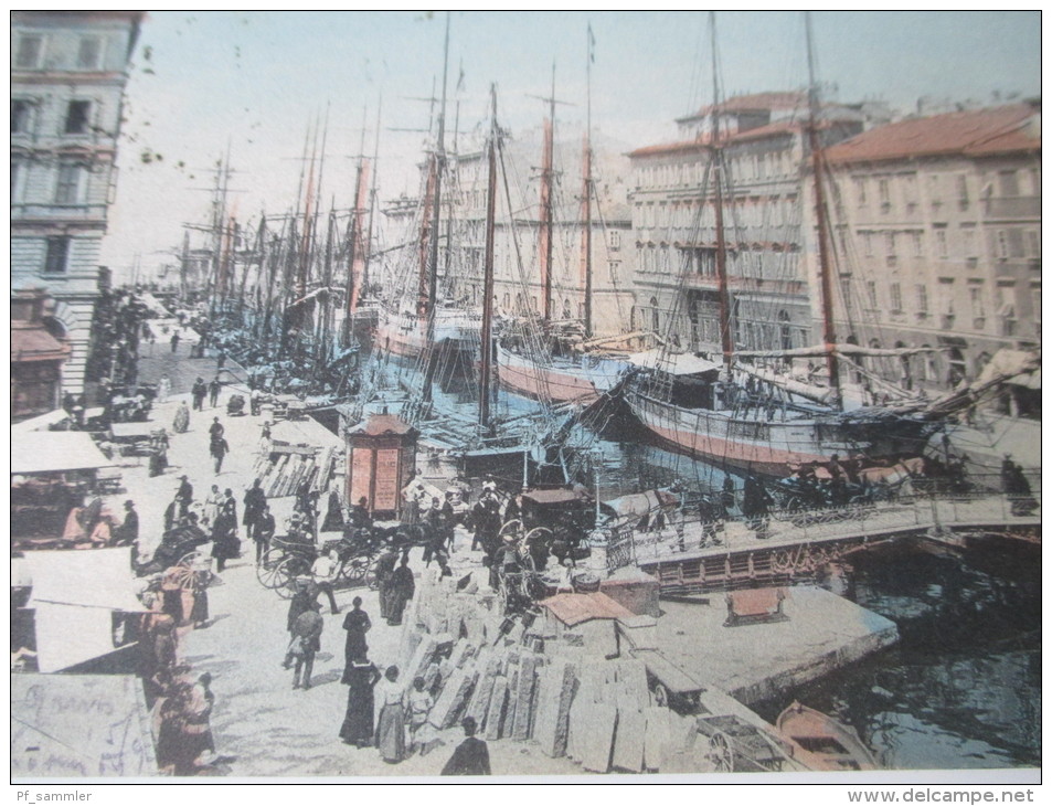 AK Österreich / Italien 1904 Trieste Canale Ed Il Ponte Rosso Echt Gelaufen Und Guter Zustand!! - Trieste