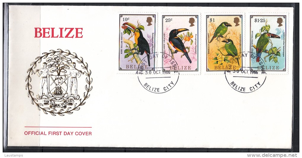 Berlize 1986 Birds, Toucan FDC - Other & Unclassified