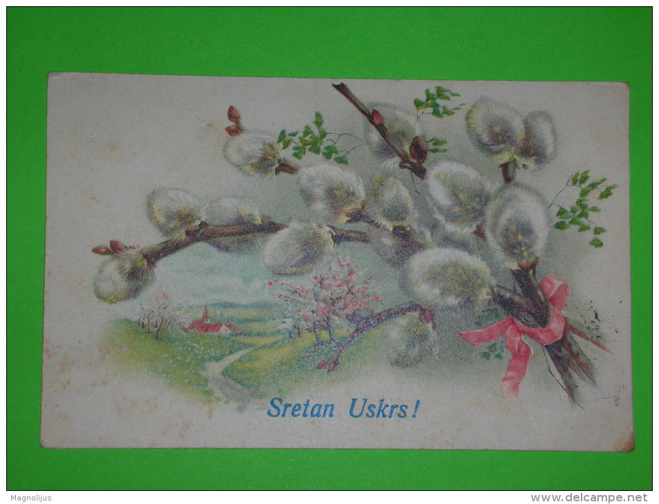 Yugoslavia Kingdom,postcard,railway Seal Beocin-Novi Sad,train Stamp,ambulant Post Office,vintage - Autres & Non Classés
