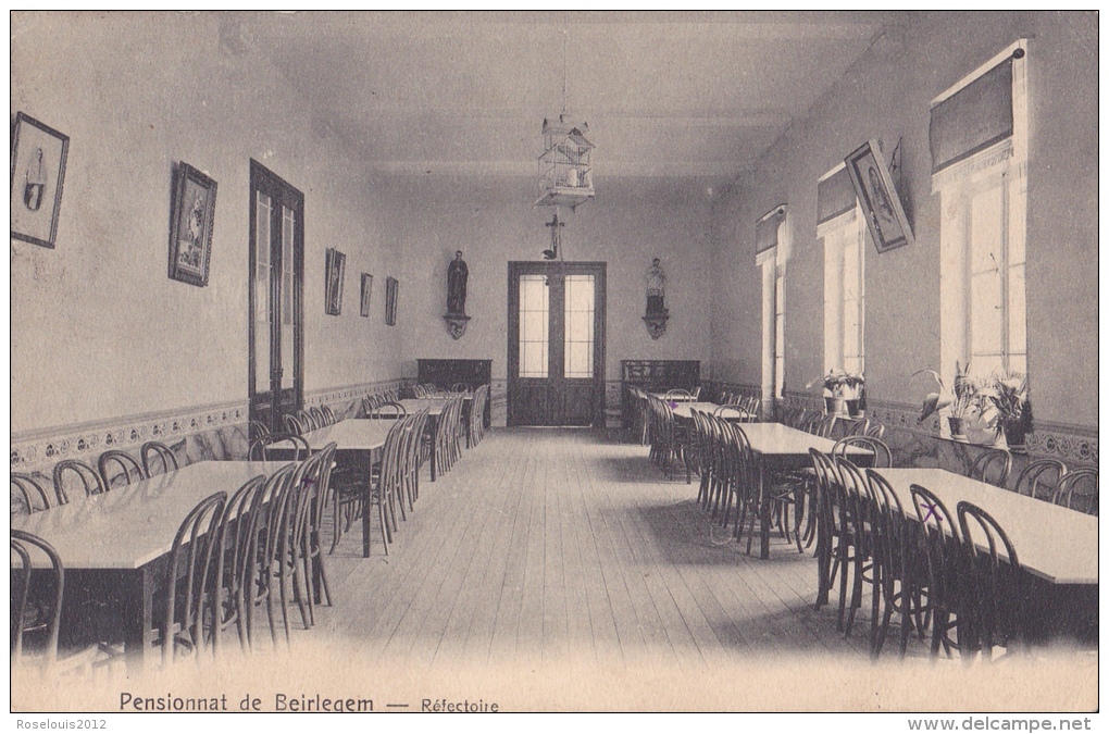 BEIRLEGEM / BEERLEGEM : Pensionnat - Réfectoire - Zwalm