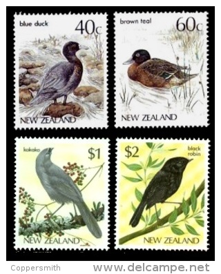(063+64 T) New Zealand / Nouv. Zelande  Animals / Birds / Oiseaux / Vögel / Vogels  ** / Mnh  Michel 931-32 + 984-85 - Altri & Non Classificati