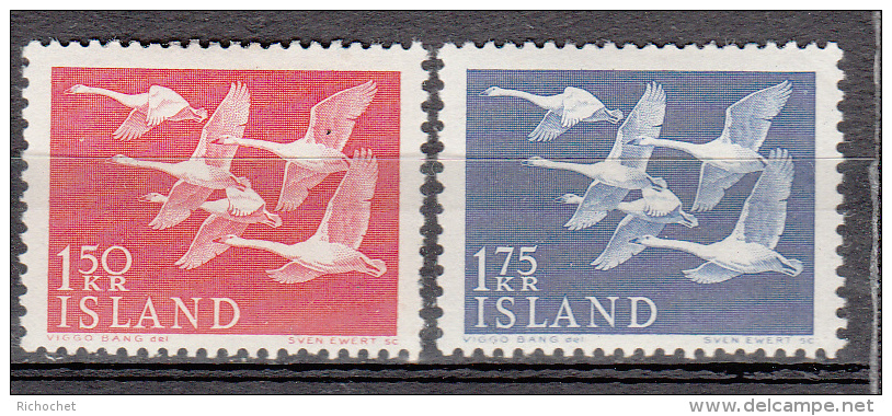 Islande N° 270 à 271 * - Neufs