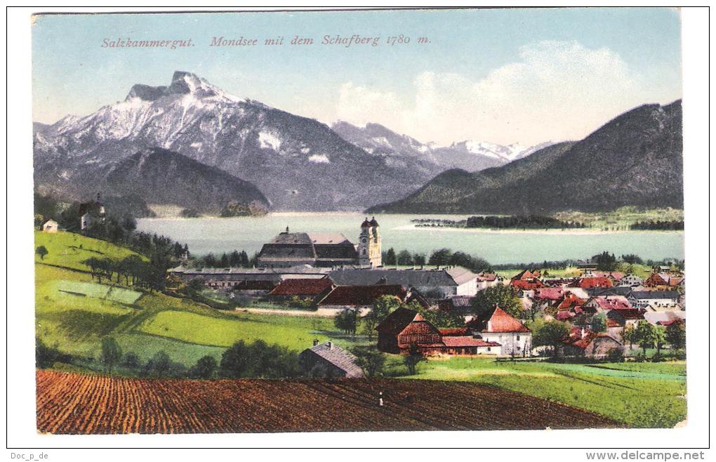 Österreich - Salzkammergut - Mondsee Mit Dem Schafberg - 1924 - Mondsee