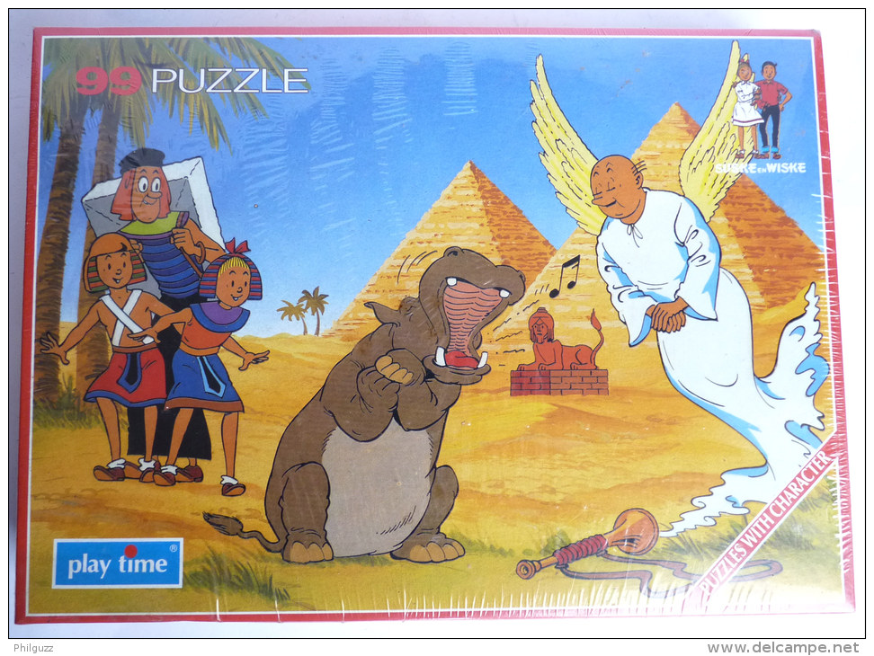 RARE Puzzle PLAY TIME  99 Pièces 1992 - BOB ET BOBETTE -   COMPLET Sous Sachet Scellé - Vandersteen - Puzzles