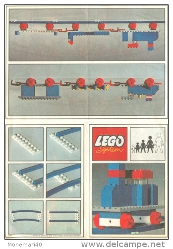 LEGO SYSTEM - PLAN NOTICE MINIATURE (3164) - Planos