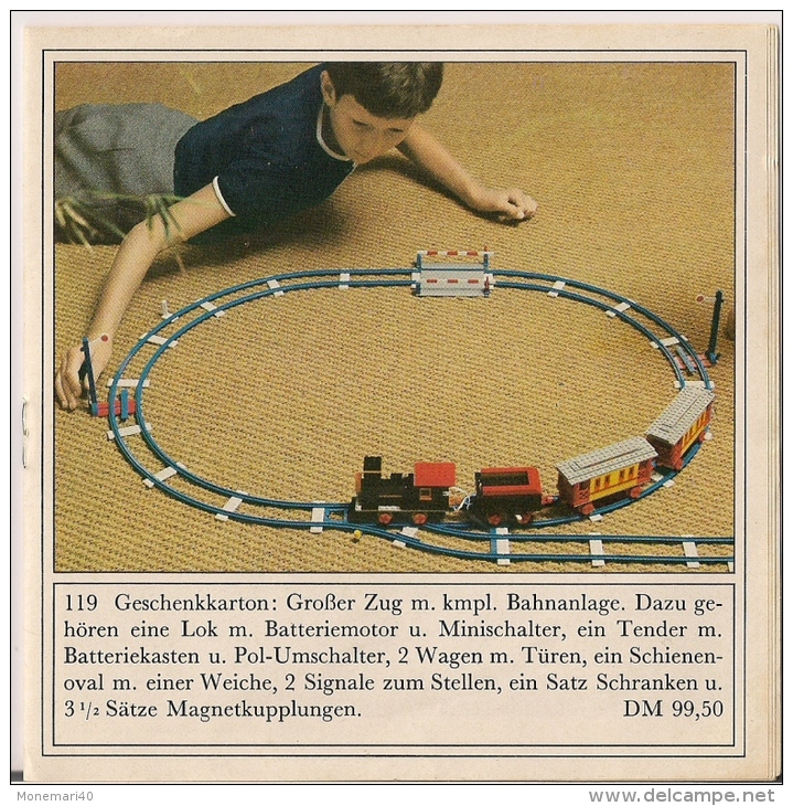 LEGO SYSTEM - SORTIMENT - CATALOGUE - Texte En Allemand (1968) - Catalogs