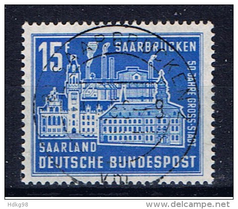 D+ Saar 1959 Mi 446 Saarbrücken - Gebruikt