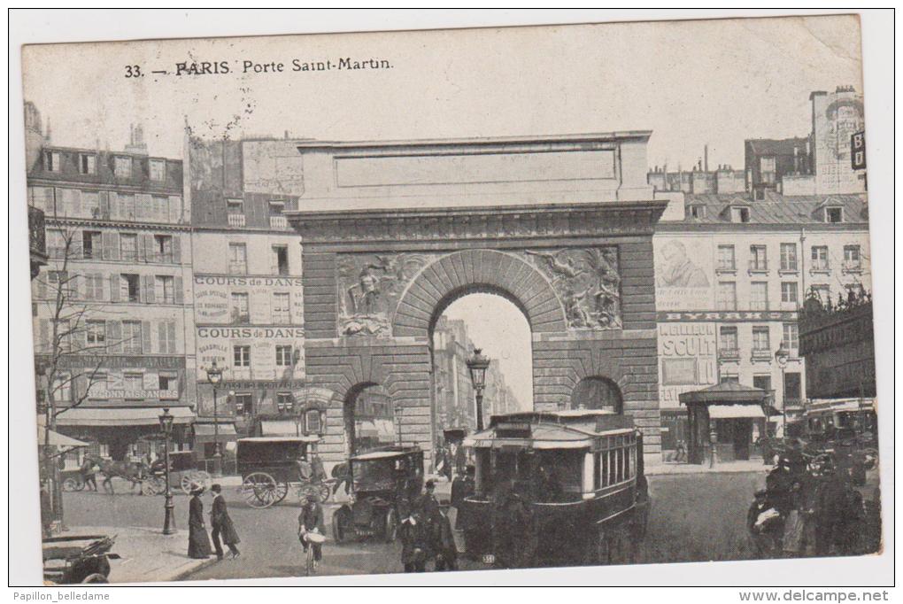 CPA   PARIS   Porte Saint-Martin - Sonstige & Ohne Zuordnung