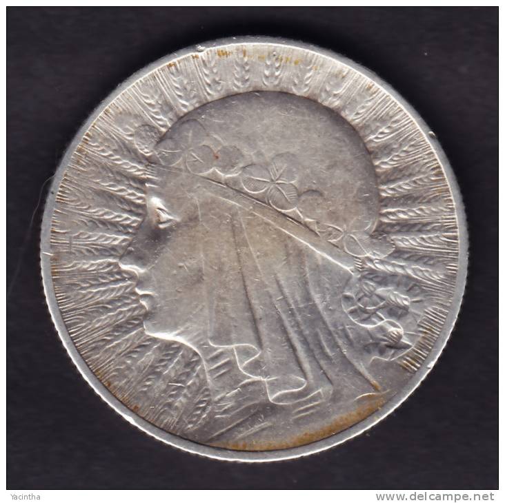 @Y@  Polen  5 Zlotty  1932  ZILVER  /  AG   ( 1987 ) - Polonia