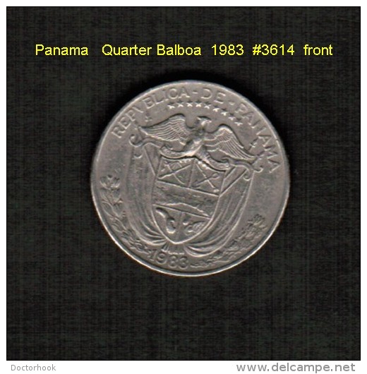 PANAMA    1/4  BALBOA  1990  (KM # 11a) - Panama