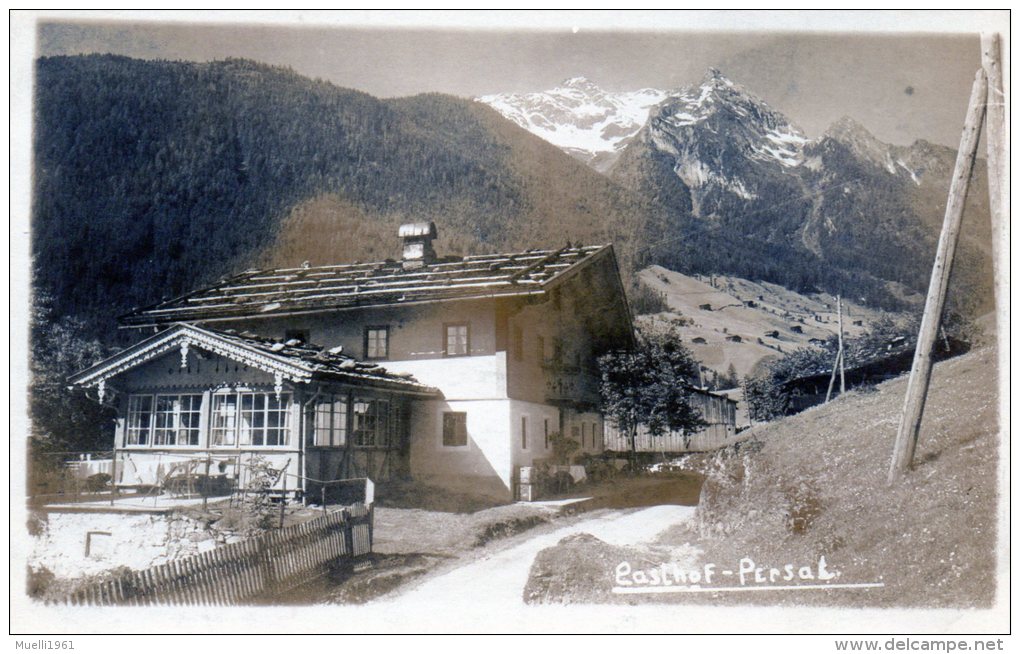 Nr. 648,  AK  Gasthof Persal In Finkenberg, Zillertal, Heute Hotel Persal, FOTO-AK - Zillertal