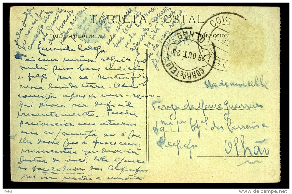 1927 POSTCARD HUELVA  ESPAÑA SPAIN CARTE POSTALE - Huelva