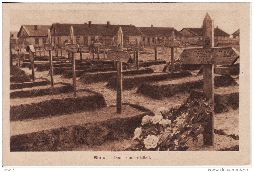 BIALA-BIELSKO  (Polen-Polska-Poland-Pologne) Deutscher Friedhof - Cimetière Militaire - - Polonia