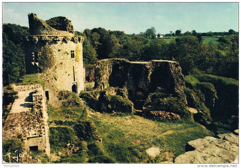 Ruines Du Château De TONQUEDEC Démantelé Sur L´ordre De Richelieu, Les Ruines Imposantes Se Dressent Sur La Vallée - Tonquédec