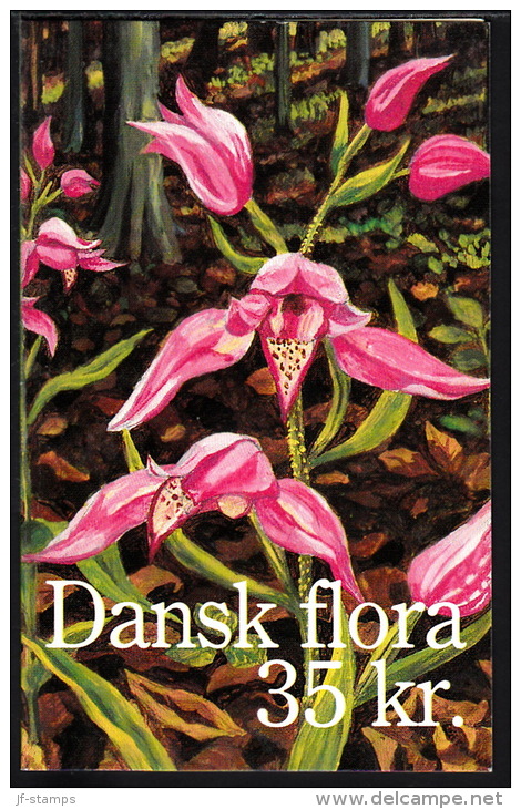 1990. Danish Plants. Special Booklet With 10 X 3,50 Kr. HS 54 (Mi. 982) - Carnets