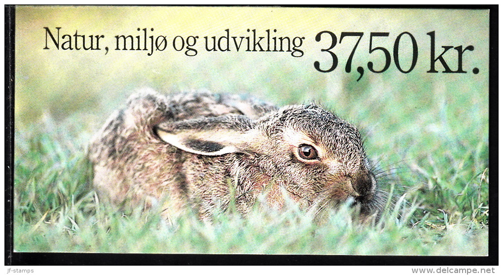 1992. Nature, Development And The Environment. Special Booklet With 10 X 3,75 Kr. HS 63 (Mi. 1032) - Carnets