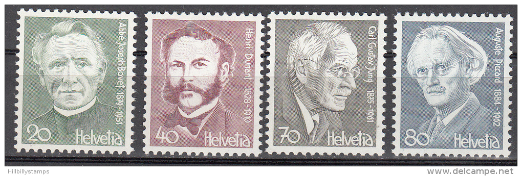 Switzerland   Scott No.  662-65    Mnh    Year  1978 - Unused Stamps