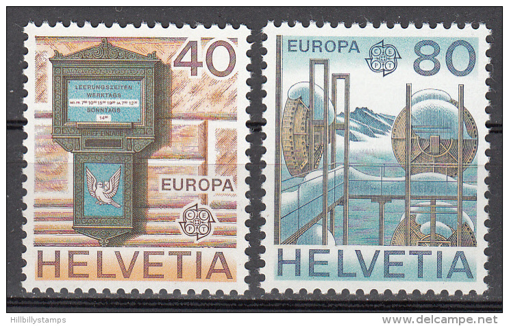 Switzerland   Scott No.  675-76  Mnh    Year  1979 - Unused Stamps