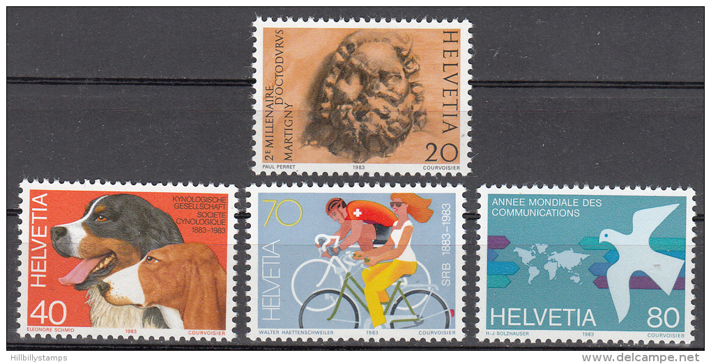 Switzerland   Scott No.  740-43    Mnh    Year  1983 - Nuevos