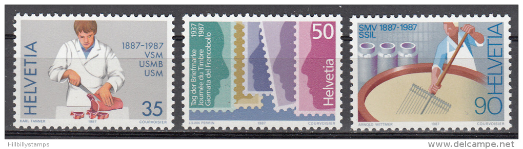 Switzerland   Scott No.  810-12   Mnh    Year  1987 - Ungebraucht