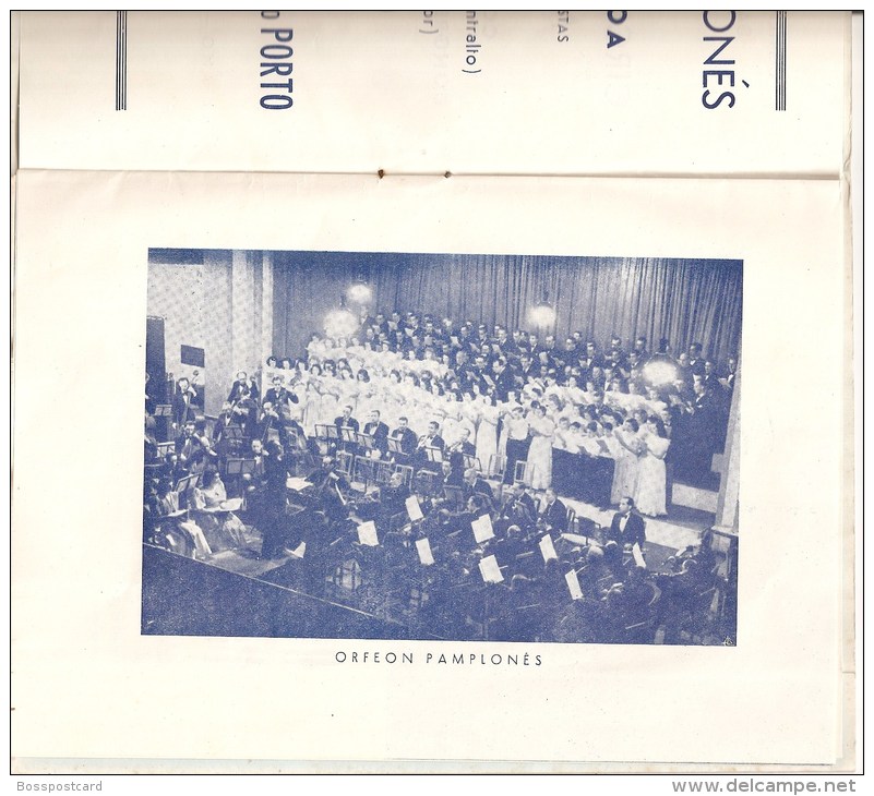 Braga - Congresso Nacional Mariano. Orquestra Sinfónica Do Porto. Orfeon Pamplonés De España (8 Scans) - Alte Bücher