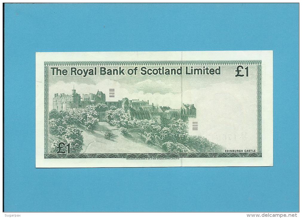 SCOTLAND - UNITED KINGDOM - 1 POUND - UNC. - 03.05.1976 - P 336 - THE ROYAL BANK OF SCOTLAND LIMITED - 1 Pond