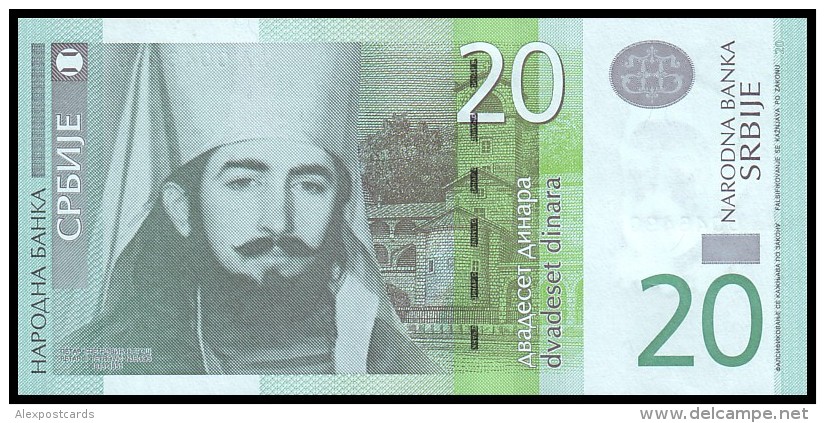 SERBIA. 20 Dinara - 2006. Pick 47. UNC - Serbia