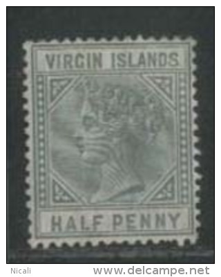 VIRGIN IS 1883 1/2d QV SG 27 HM CO11 - British Virgin Islands