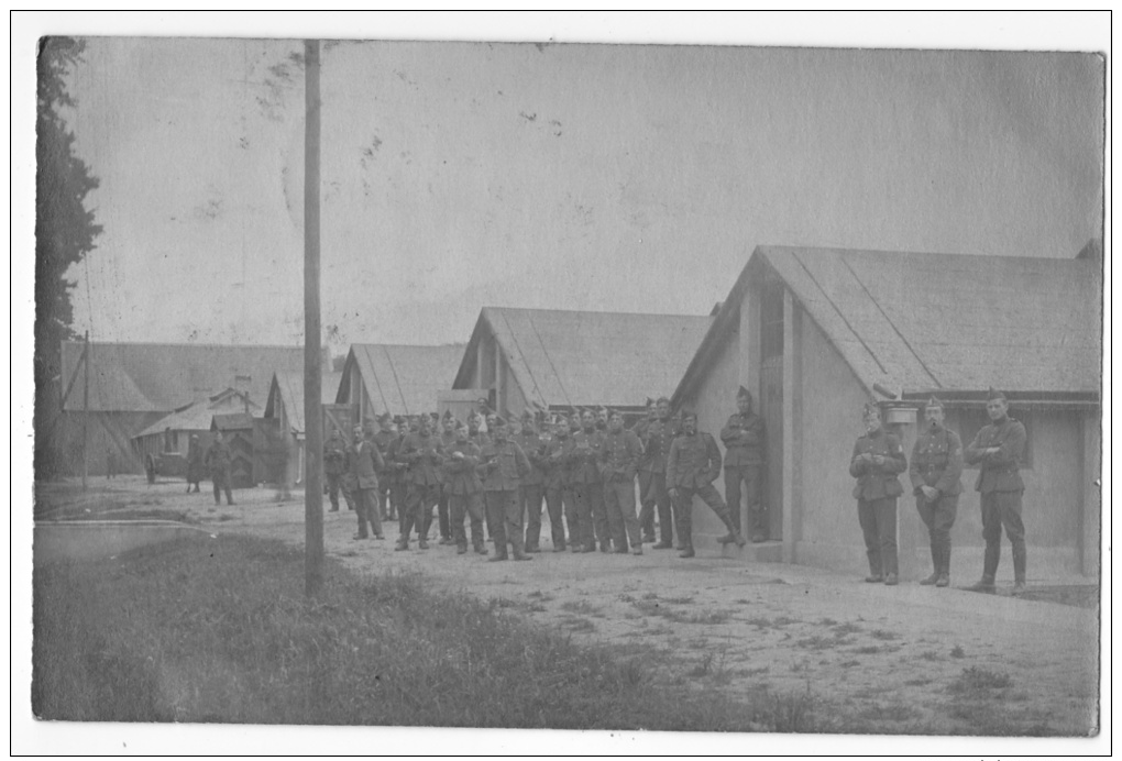 Issum:Ansicht Der Kazerne. (Belgische Besatzungsarmee In Deutschland. Carte-photo,1919) - War 1914-18