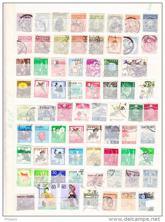 JAPON, SMALL ACCUMULATIONB OF JAPANES STAMPS, MINT OR CANCELLED. (4J18) - Collections, Lots & Séries