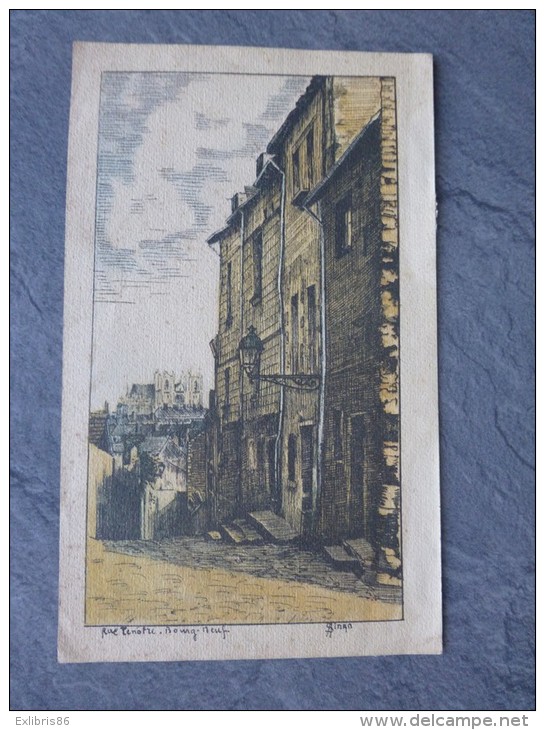 Gravure Du Vieux Nantes, Bourg Neuf, Rue Le Nôtre, SINAN ; Ref 279; Ref276 - Prenten & Gravure