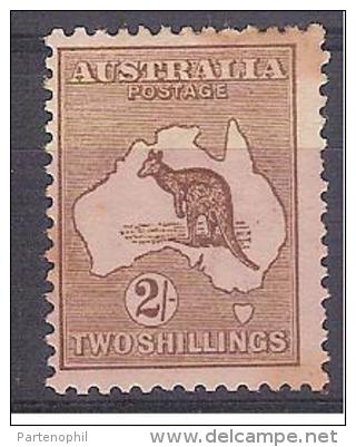 * 1912 AUSTRALIA CANGURO TWO SHILLINGS (YVERT N.11) - Neufs