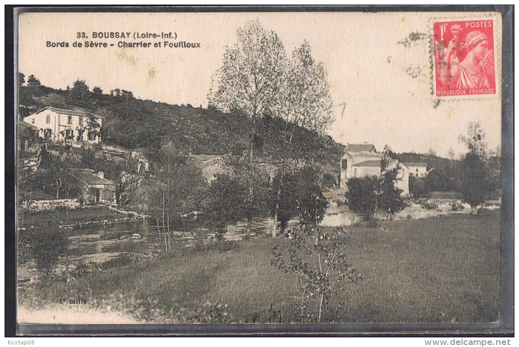 BOUSSAY . Bord De Sèvre - Charrier Et Fouilloux . - Boussay