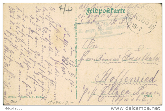 51 BAZANCOURT / Frankreich / FELDPOSTKARTE - Bazancourt