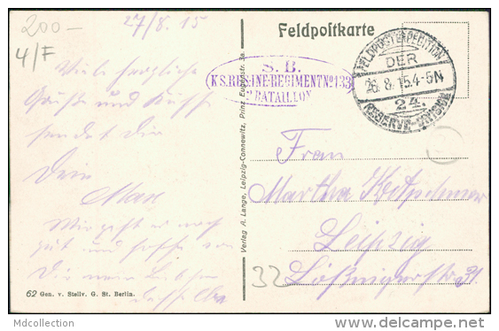 51 BAZANCOURT / Frankreich / FELDPOSTKARTE - Bazancourt