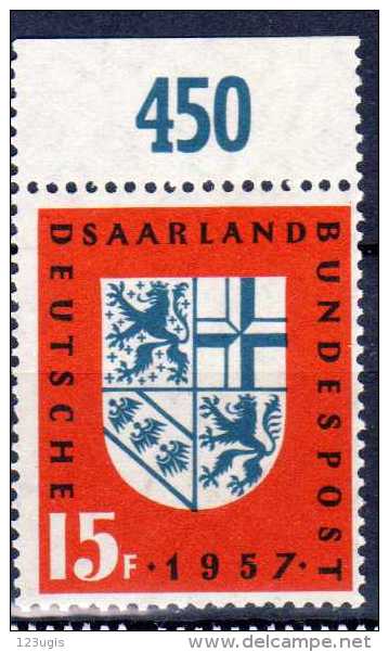 Saarland 1957 Mi 379 ** [130114VIII] @ - Neufs