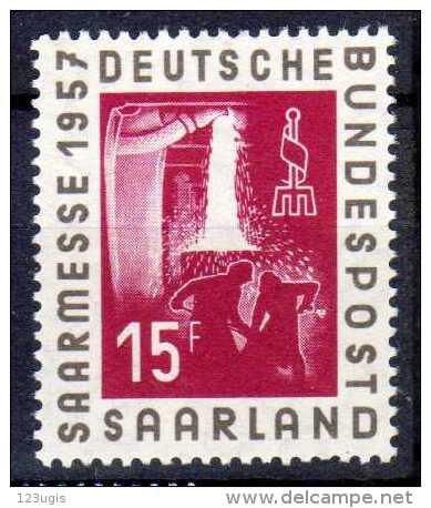 Saarland 1957 Mi 400 ** [130114VIII] @ - Unused Stamps