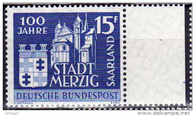 Saarland 1957 Mi 401 ** [130114VIII] @ - Unused Stamps