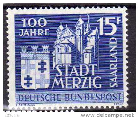 Saarland 1957 Mi 401 ** [130114VIII] @ - Unused Stamps