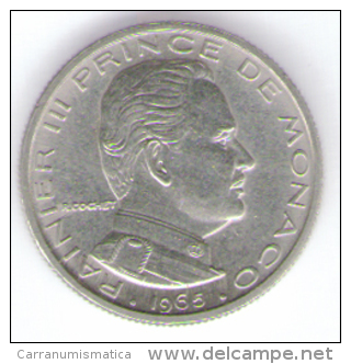 MONACO 1/2 FRANC 1965 - 1960-2001 Franchi Nuovi