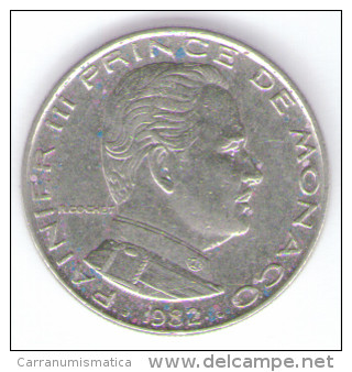 MONACO 1 FRANC 1982 - 1960-2001 Nouveaux Francs