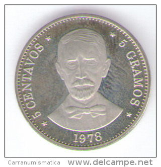 DOMINICANA 5 CENTAVOS 1978 FONDO SPECCHIO - Dominicana