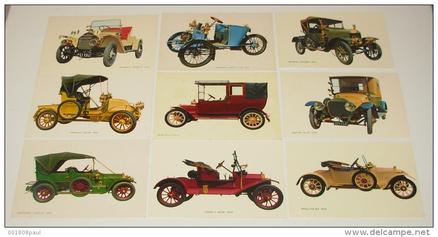 Lot De 26 Cartes Postale Voitures Automobiles - Tacots - PKW