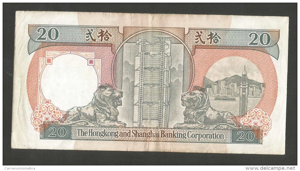 [NC] HONG KONG - SHANGHAI BANKING CORPORATION - 20 DOLLARS (1990) - Hong Kong