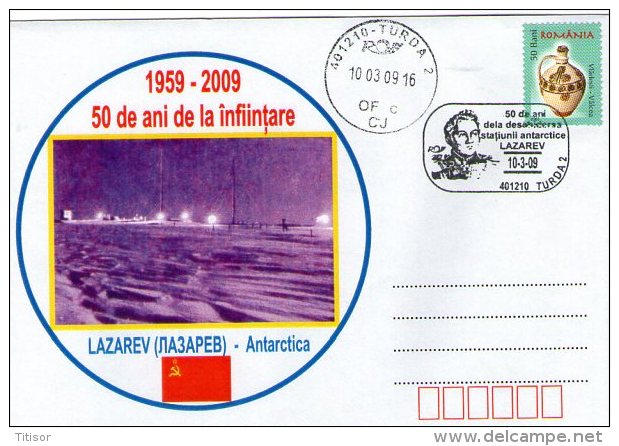 Lazarev Station - Antarctica - 50 Years. Turda 2009. - Bases Antarctiques