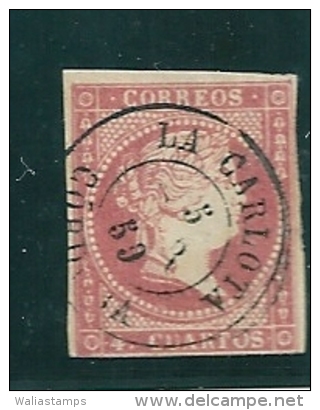 Spain 1855 4 Cuartos. Cordoba Tipo II La Carlota - Ungebraucht