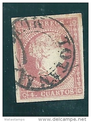 Spain 1855 4 Cuartos. Murcia Tipo I  Totana - Ungebraucht