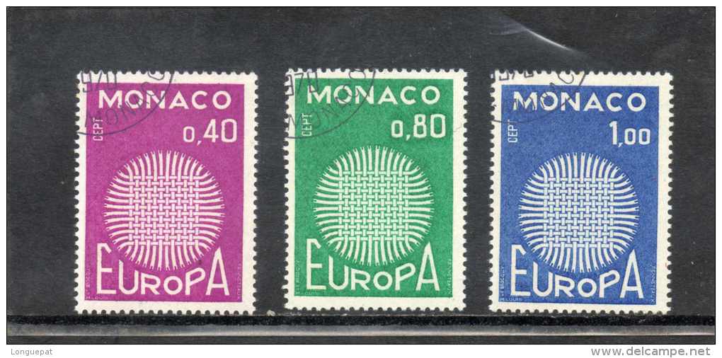 MONACO : EUROPA 1970 - Gebraucht