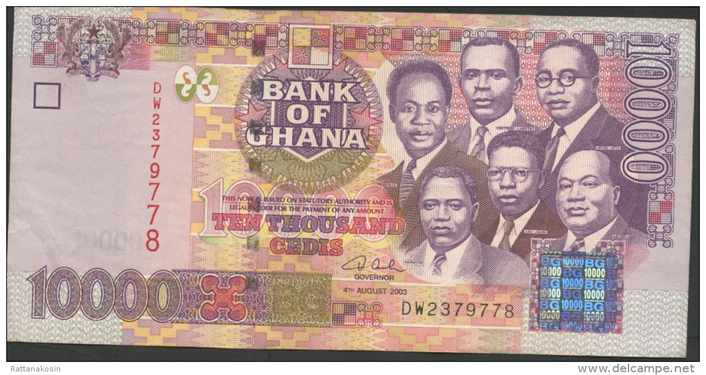 GHANA   P35b   10.000  CEDIS    2003  #DW     AUNC. - Ghana