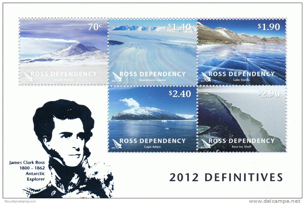Ross Dependency 2012 Antarctica Erebus Volcano Vulkan Miniaturesheet MNH ** - Nuevos